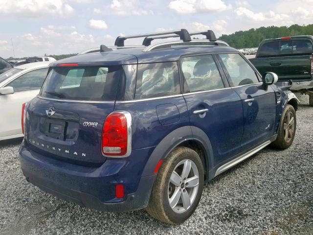 WMZYV5C33J3E04548 - 2018 MINI COOPER COU BLUE photo 4