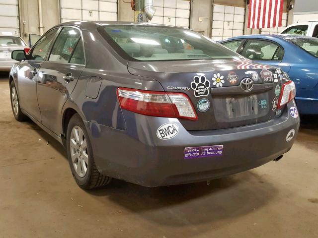 4T1BB46K09U073275 - 2009 TOYOTA CAMRY HYBR GRAY photo 3