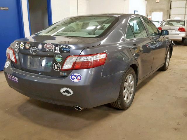 4T1BB46K09U073275 - 2009 TOYOTA CAMRY HYBR GRAY photo 4