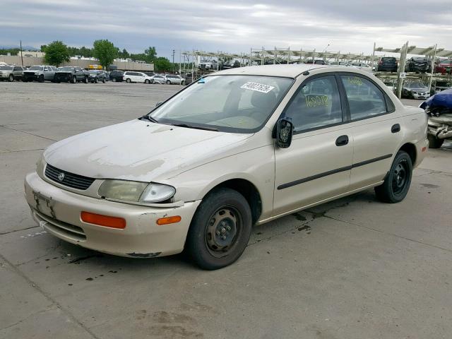 JM1BA1414S0134558 - 1995 MAZDA PROTEGE DX TAN photo 2