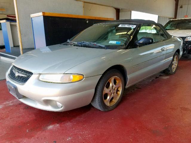 3C3EL55H0XT593515 - 1999 CHRYSLER SEBRING JX GREEN photo 2