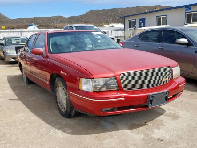 1G6KF5497WU727203 - 1998 CADILLAC DEVILLE CO RED photo 1