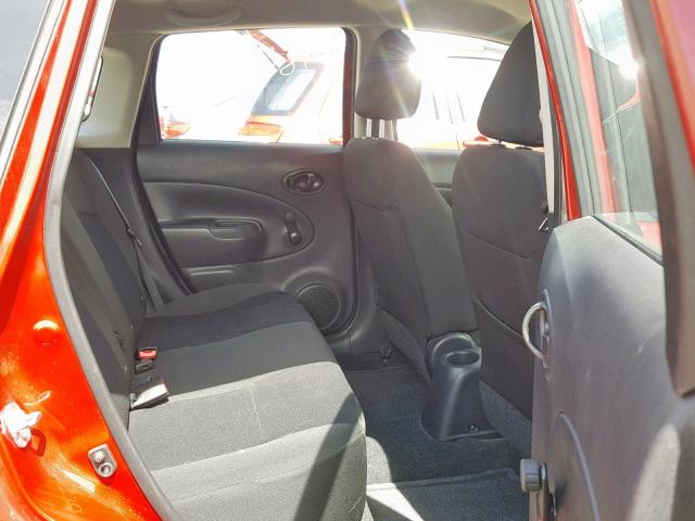 3N1CE2CP7FL417410 - 2015 NISSAN VERSA NOTE RED photo 6