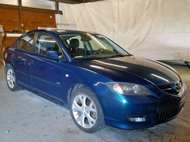 JM1BK324981812536 - 2008 MAZDA 3 S BLUE photo 1