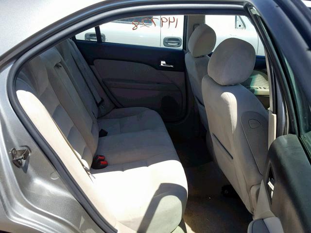 3FAHP08158R163143 - 2008 FORD FUSION SEL SILVER photo 6