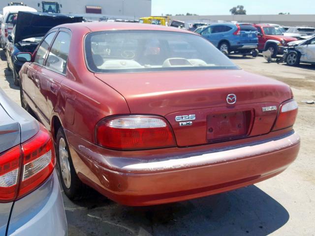 1YVGF22C1Y5127798 - 2000 MAZDA 626 ES RED photo 3