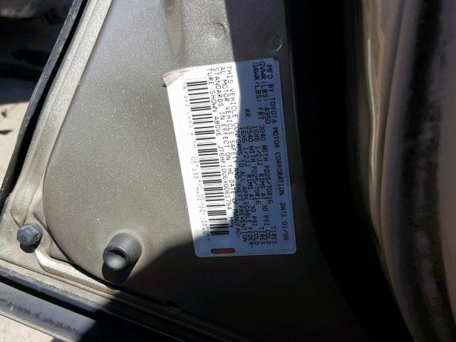 JT6HF10U6X0061784 - 1999 LEXUS RX 300 GOLD photo 10