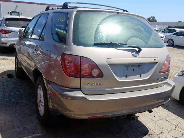 JT6HF10U6X0061784 - 1999 LEXUS RX 300 GOLD photo 3