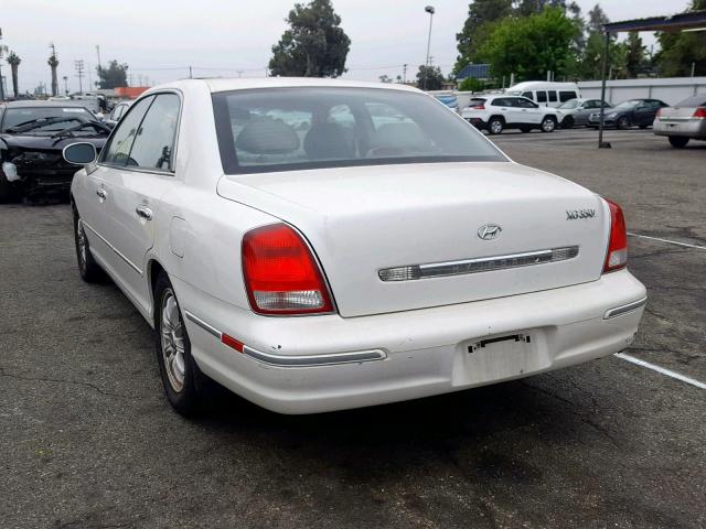 KMHFU45E92A195454 - 2002 HYUNDAI XG 350 WHITE photo 3