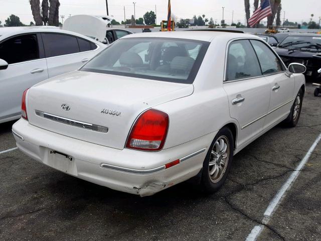 KMHFU45E92A195454 - 2002 HYUNDAI XG 350 WHITE photo 4