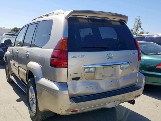 JTJBT20X660102465 - 2006 LEXUS GX 470 GOLD photo 3