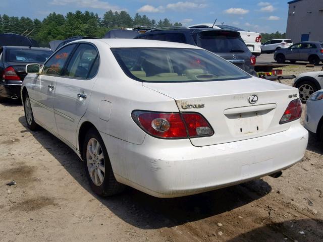 JTHBF30G730104235 - 2003 LEXUS ES 300 WHITE photo 3