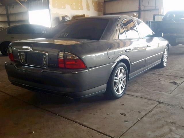 1LNHM87A93Y702694 - 2003 LINCOLN LS ნაცრისფერი ფოტო 4