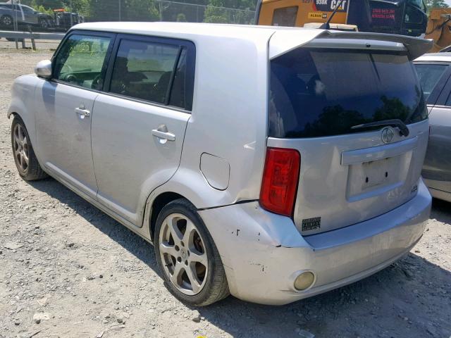 JTLKE50E391086130 - 2009 TOYOTA SCION XB 银色 照片 3