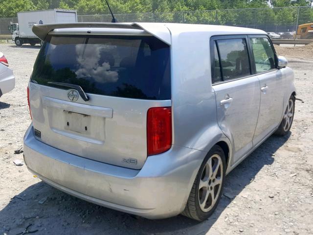 JTLKE50E391086130 - 2009 TOYOTA SCION XB 银色 照片 4