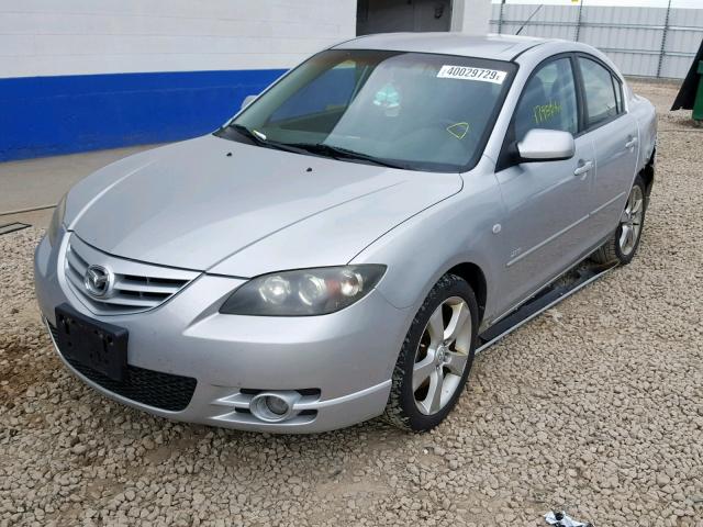 JM1BK123251313231 - 2005 MAZDA 3 S SILVER photo 2