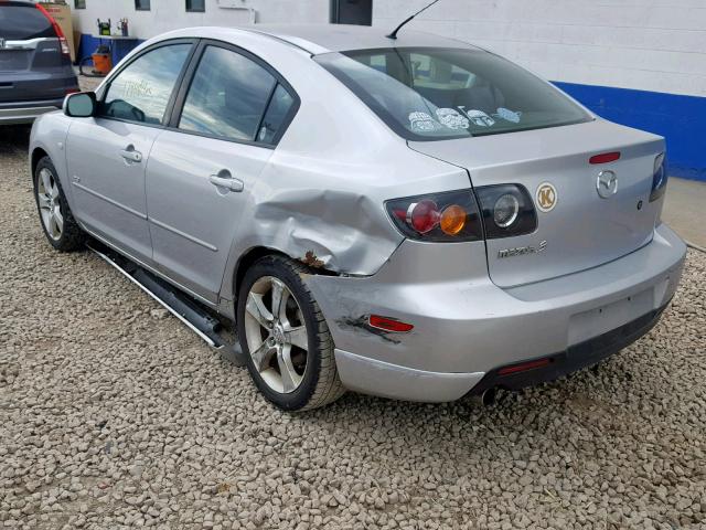 JM1BK123251313231 - 2005 MAZDA 3 S SILVER photo 3