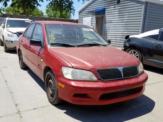 JA3AJ26E72U014973 - 2002 MITSUBISHI LANCER ES RED photo 1