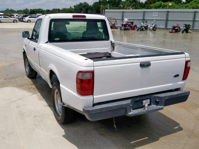 1FTYR10D35PA84587 - 2005 FORD RANGER WHITE photo 3