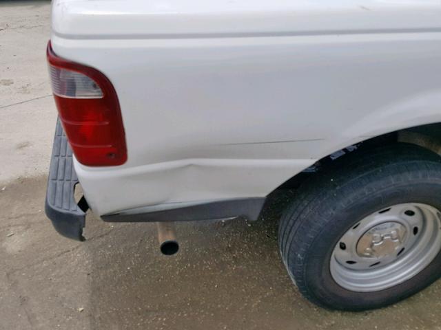 1FTYR10D35PA84587 - 2005 FORD RANGER WHITE photo 9