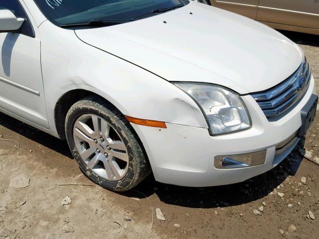 3FAHP08Z98R191694 - 2008 FORD FUSION SEL WHITE photo 9