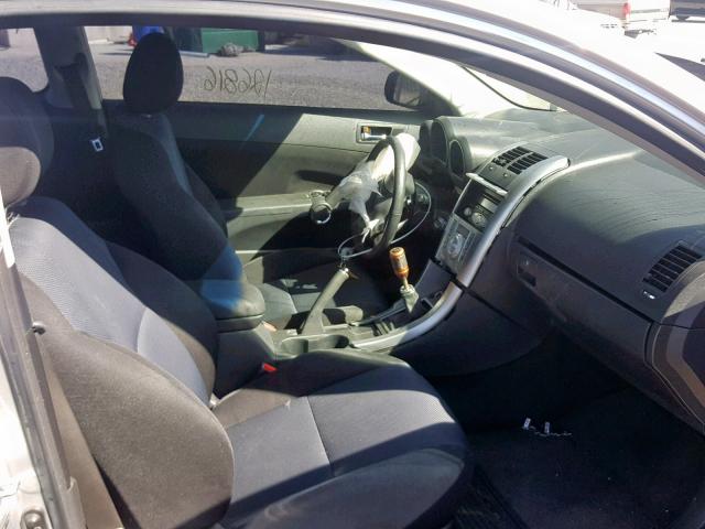 JTKDE177370169377 - 2007 TOYOTA SCION TC 银色 照片 5