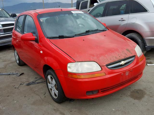 KL1TD666X6B650023 - 2006 CHEVROLET AVEO BASE Qırmızı foto 1