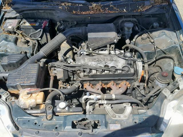 2HGEJ6617XH539728 - 1999 HONDA CIVIC BASE GREEN photo 7