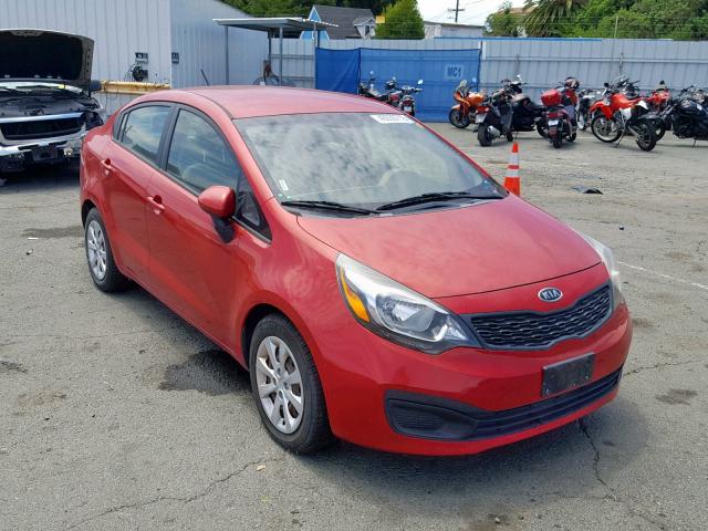 KNADM4A3XC6094361 - 2012 KIA RIO RED photo 1