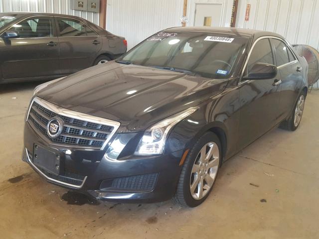 1G6AA5RA2D0110292 - 2013 CADILLAC ATS BLACK photo 2