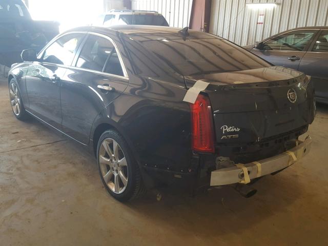 1G6AA5RA2D0110292 - 2013 CADILLAC ATS BLACK photo 3