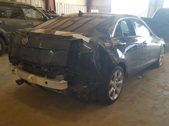 1G6AA5RA2D0110292 - 2013 CADILLAC ATS BLACK photo 4