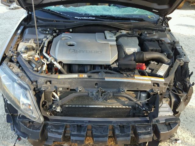 3FADP0L31BR345260 - 2011 FORD FUSION HYB GRAY photo 7