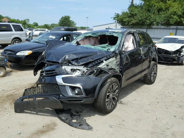 JA4AP3AW7JZ007782 - 2018 MITSUBISHI OUTLANDER BLACK photo 2