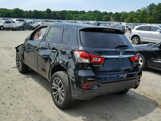 JA4AP3AW7JZ007782 - 2018 MITSUBISHI OUTLANDER BLACK photo 3