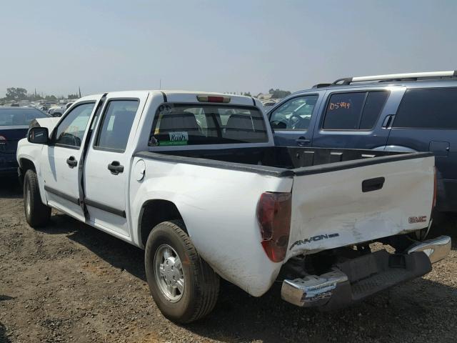 1GTCS13EX78239538 - 2007 GMC CANYON WHITE photo 3