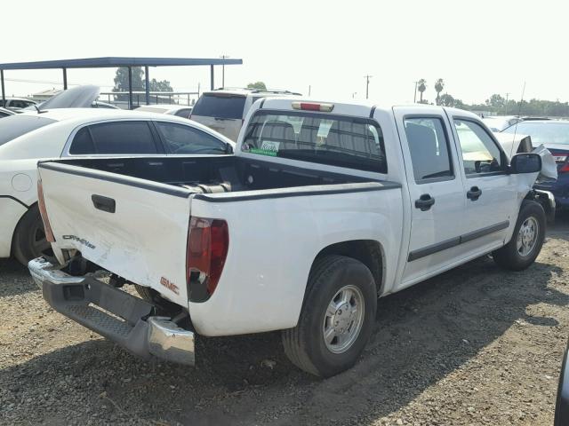 1GTCS13EX78239538 - 2007 GMC CANYON WHITE photo 4