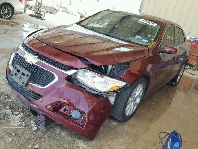 1G11D5SL4FF320336 - 2015 CHEVROLET MALIBU 2LT BURGUNDY photo 2