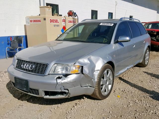 WAUXU64B32N052453 - 2002 AUDI S6 AVANT Q SILVER photo 2