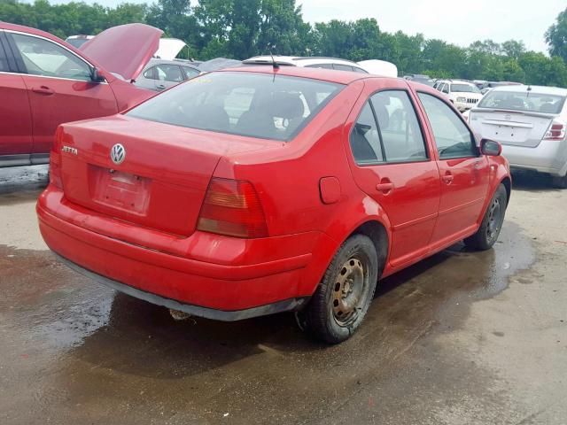 3VWRK69M72M094580 - 2002 VOLKSWAGEN JETTA GL RED photo 4