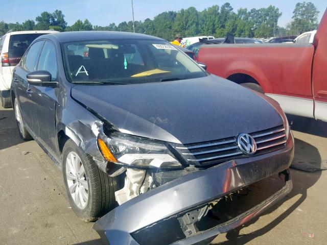 1VWAP7A38DC073183 - 2013 VOLKSWAGEN PASSAT S GRAY photo 1