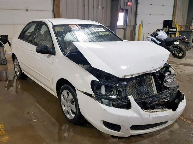 KNAFE222095666388 - 2009 KIA SPECTRA EX WHITE photo 1