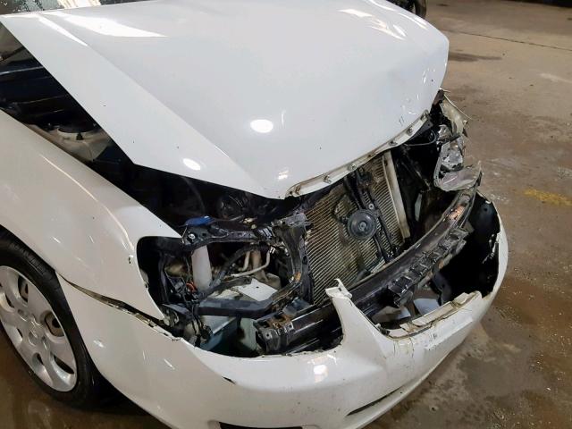 KNAFE222095666388 - 2009 KIA SPECTRA EX WHITE photo 9