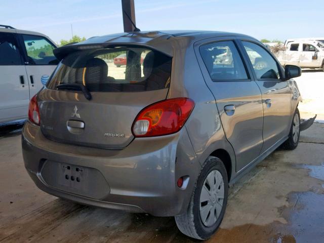 ML32A3HJ7FH060651 - 2015 MITSUBISHI MIRAGE DE GRAY photo 4