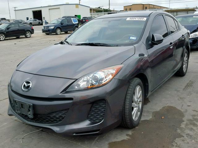 JM1BL1V70C1695915 - 2012 MAZDA 3 I CHARCOAL photo 2