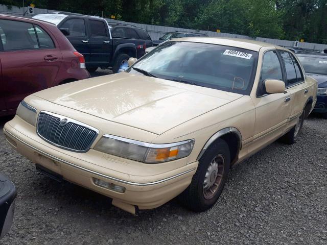 2MELM75W1TX626412 - 1996 MERCURY GRAND MARQ BEIGE photo 2