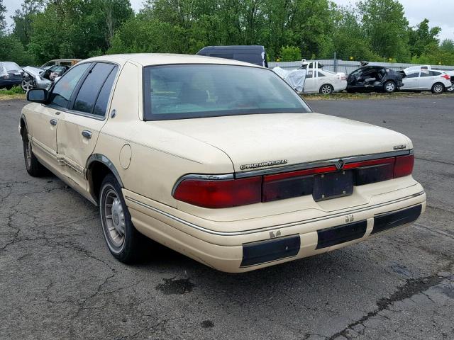 2MELM75W1TX626412 - 1996 MERCURY GRAND MARQ BEIGE photo 3