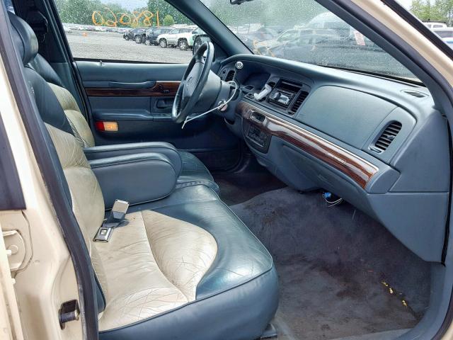 2MELM75W1TX626412 - 1996 MERCURY GRAND MARQ BEIGE photo 5