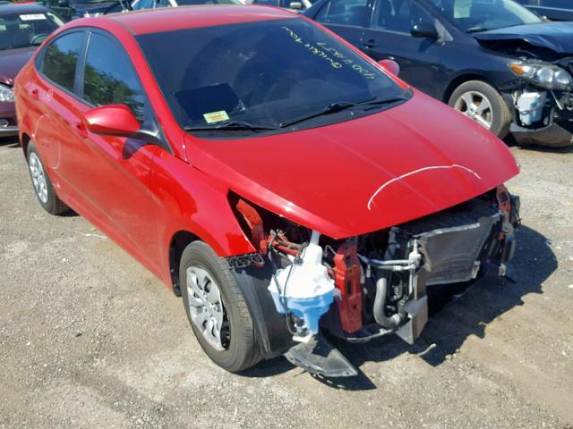 KMHCT4AE7HU306666 - 2017 HYUNDAI ACCENT SE RED photo 1