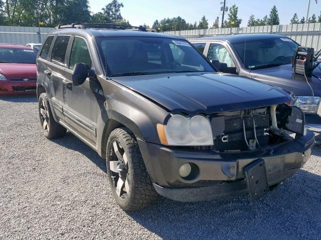 1J4HR48N65C530523 - 2005 JEEP GRAND CHER BLACK photo 1